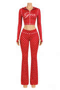 Red Polka Dot Gia Set