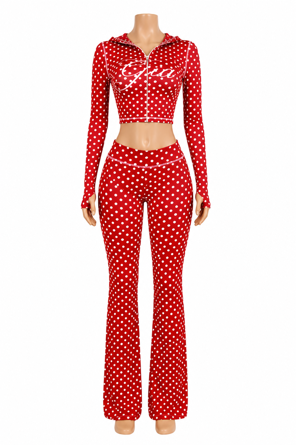 Red Polka Dot Gia Set