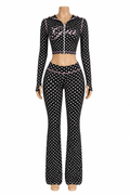 Black Polka Dot Gia Set